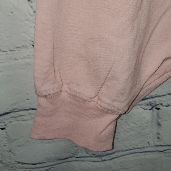 SPIRIT JERSEY pink long sleeve oversized t-shirt XL NWOT - Picture 4 of 7